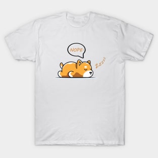 funny lazy dog T-Shirt